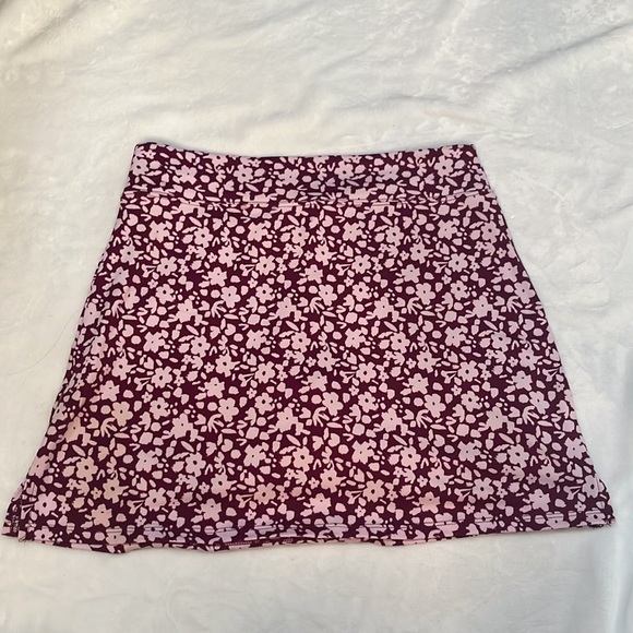 Tranquillity by Colorado clothing Plum purple Athletic Skort X-s ditsy floral - Picture 9 of 9